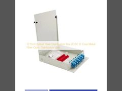 12 Port Optical Fiber Distribution Box LC/SC 12 Core Metal Fiber Optic Distribution Unit
