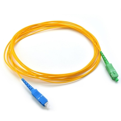 購入 SC/UPC-SC/APC シンプル・ファイバー・オプティック・パッチコード LSZH ジャケット 2mm シングルモード・ファイバー・ジャンパー オンライン製造