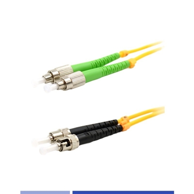 購入 ST/UPC から ST/APC シングルモード ファイバーパッチコード デュプレックス LSZH 3m 2.0mm 高品質 オンライン製造