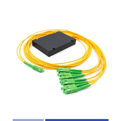 購入 1x8 光ファイバー PLC スプリッタ ABS ボックス SC/APC シングルモード 2.0mm 耐腐食 オンライン製造