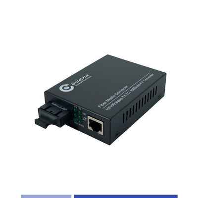 購入 ファイバーメディア変換器 10/100Mbps シングルモード SMF デュアルSC 1310nm 20KM オンライン製造