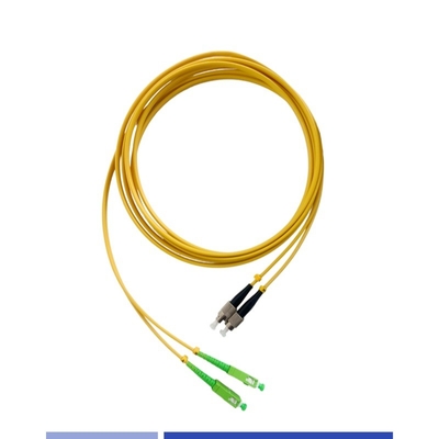 購入 シングルモード 光ファイバーパッチコード SC/APCからFC/UPC デュプレックス 3.0mm LSZH 光ファイバーパッチリード オンライン製造