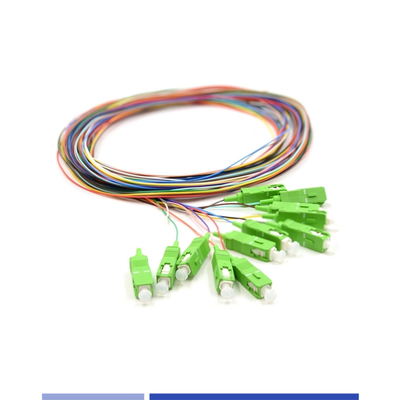 購入 シングルモード OS2 SC APC ピッグテイル 12 ファイバー LSZH 3m FTTH ソリューション オンライン製造