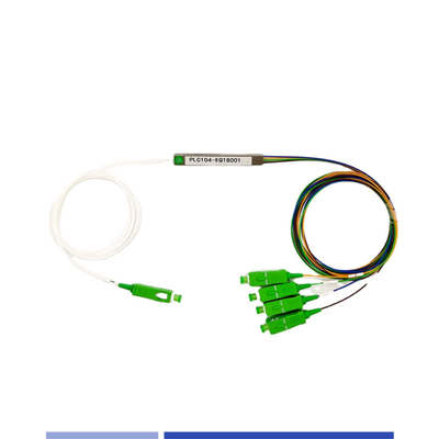 購入 SC/APC シングルモード 1×4 PLC スプリッタ 900μM 高効率の腐食防止 オンライン製造