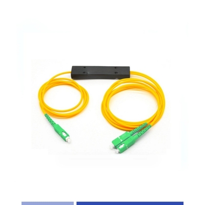 購入 高精度 1x2 PLCファイバースプリッタ ABSモジュール SC/APC シングルモード 2.0mm オンライン製造