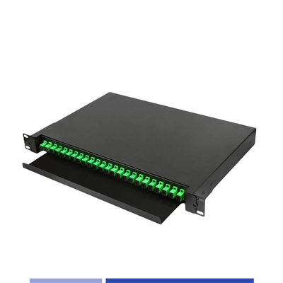 購入 1U 光ファイバーパッチパネル 24 ポート SC シンプレックス 19 