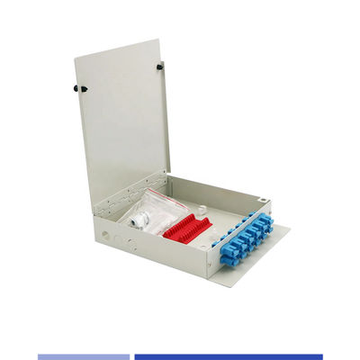 購入 壁掛け用途向け冷間圧延鋼構造の12ポート光ファイバー配線ボックス オンライン製造