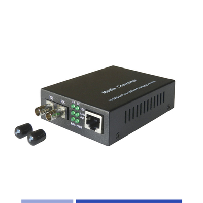 購入 ファイバーメディアコンバーター 10/100Mbps シングルモード SMF 1310nm デュアル ST 20KM オンライン製造