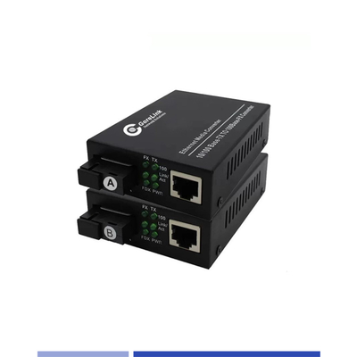 購入 BIDIファイバーメディア変換器 10/100Mbps シングルモードSMF TX1310nm/RX1550nm シンプレクスSC 20KM オンライン製造