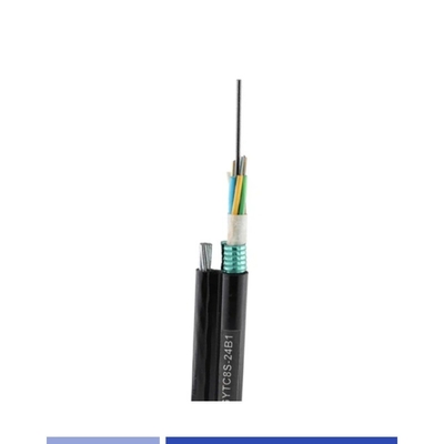 購入 48コア 空中光ファイバーケーブル シングルモード 9/125um 鋼鉄ワイヤーメッセンジャー PE GYTC8S オンライン製造