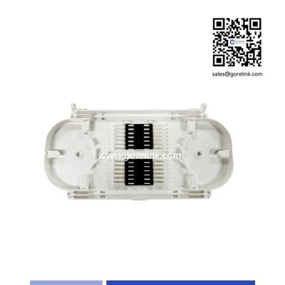 購入 24ファイバースプライストレイ グレー 光ファイバーネットワークの整理と保護用 オンライン製造