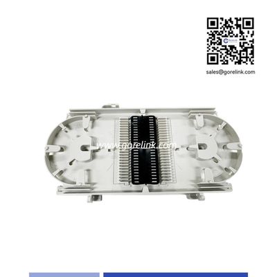 購入 ファイバーネットワークの組織と保護のための48ファイバースプライストレイ グレー オンライン製造