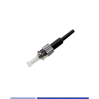 シングルモード ST UPC 光ファイバーコネクタ シンプル 0.9mm ブーツ 黒