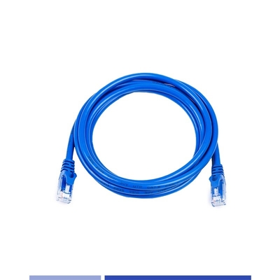 1m PVC ジャケット Cat 6a パッチケーブル UTP ストランディング 銅 青 オーダーメイド 長さ