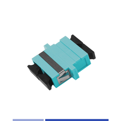 光ファイバーアダプター OM3 SC UPC 双重光学結合器 フレンズ付き