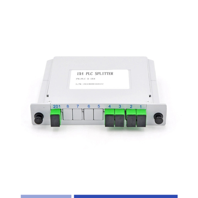 コンパクト 1x4 PLC スプリッター シングルモード SC APC 高精度軽量